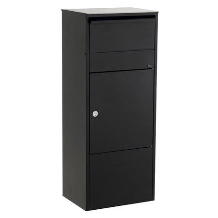 ALLUX Allux Series Mailboxes Allux 800 Mail/Parcel Box in Black color ALX-800-BK